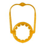 Alça dois dedos amarela - cód. 636