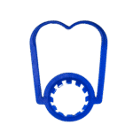 Alça dois dedos azul - cód. 1383