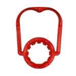 Alça dois dedos vermelha - cód. 649